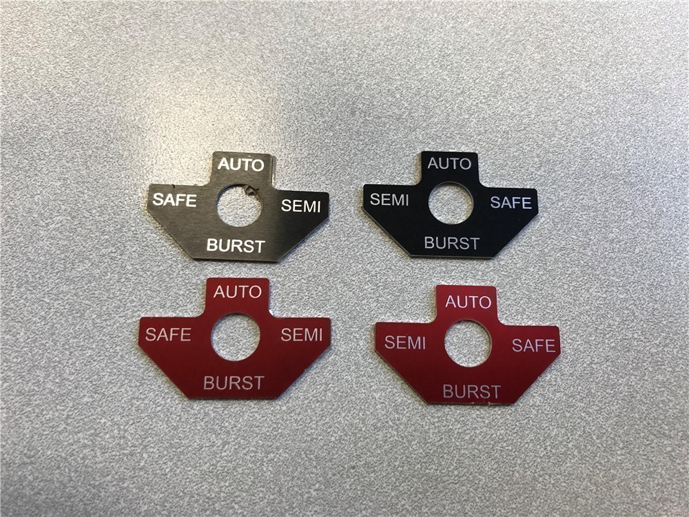 M16 Four Position Selector Plates - 4 Position Safe Semi Full Auto + Burst-img-0