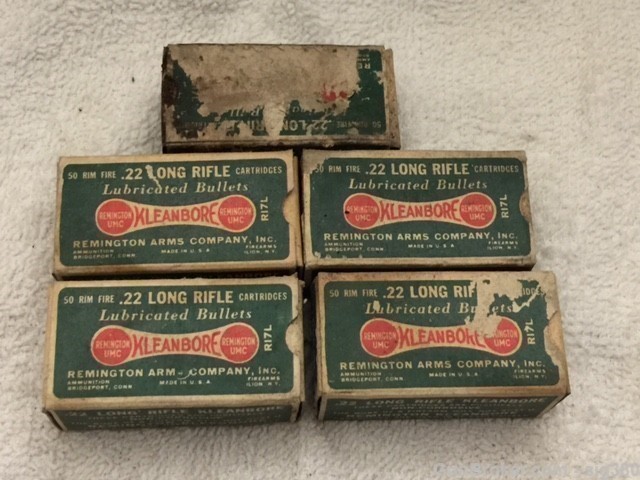 5 Boxes of Remington UMC Kleanbore 22LR Ammo-img-0