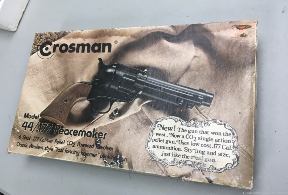 Crossman 44 177 22 peacemaker BB gun box paperwork and extra parts gun-img-42