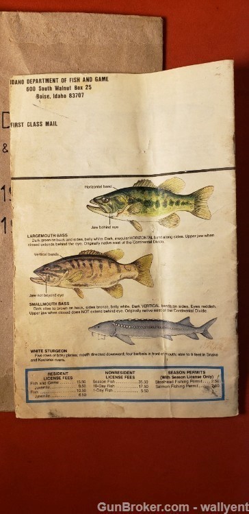 Idaho Fishing Seasons Regulations 1986-1987 creeks rivers lakes Fish & Game-img-4