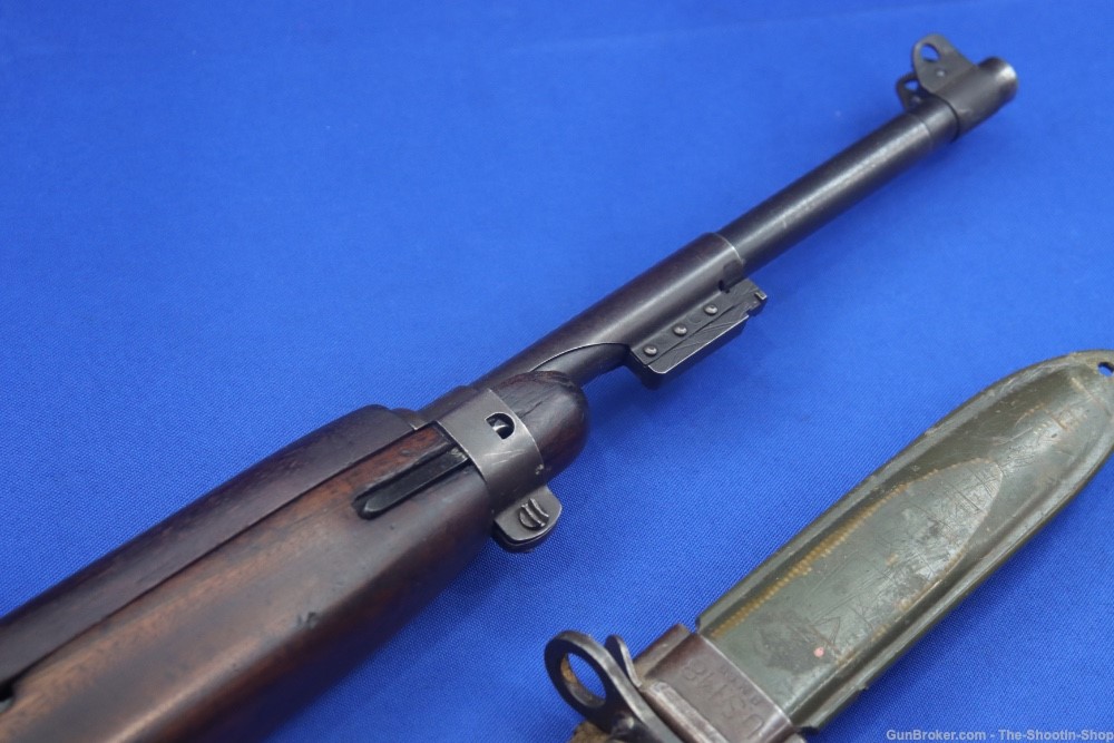 Winchester Model US M1 30 Carbine Rifle 1943 MFG w/ Imperial Bayonet WW2 SA-img-6