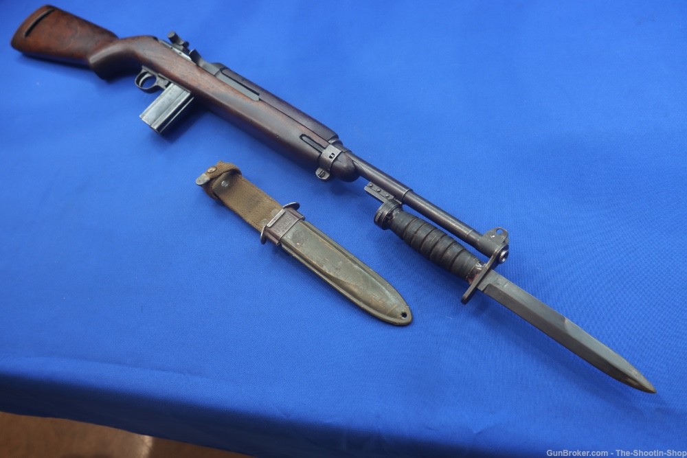 Winchester Model US M1 30 Carbine Rifle 1943 MFG w/ Imperial Bayonet WW2 SA-img-60