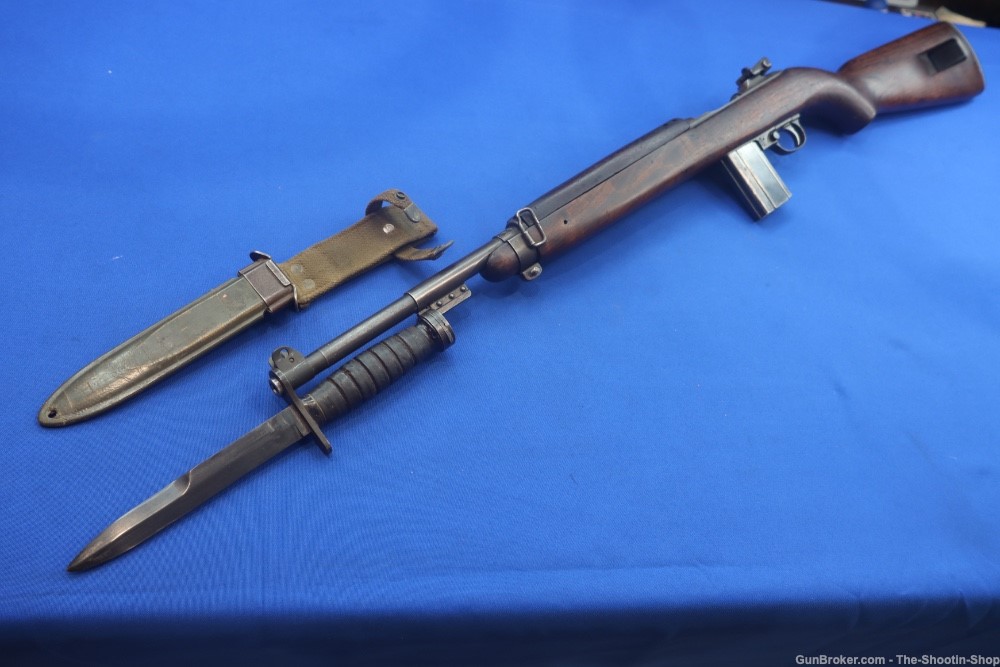 Winchester Model US M1 30 Carbine Rifle 1943 MFG w/ Imperial Bayonet WW2 SA-img-59