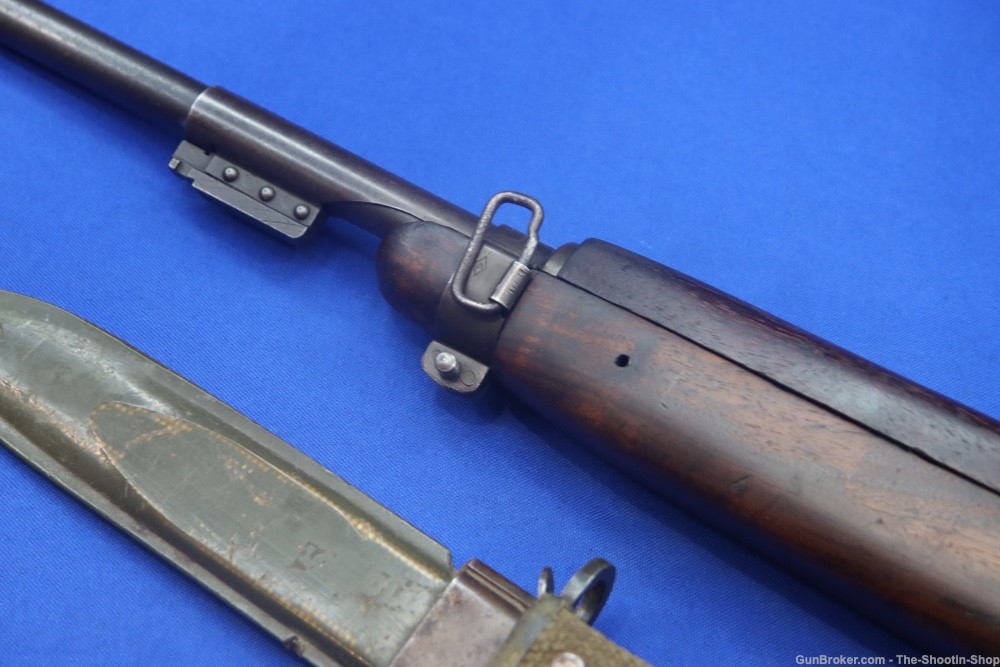 Winchester Model US M1 30 Carbine Rifle 1943 MFG w/ Imperial Bayonet WW2 SA-img-14
