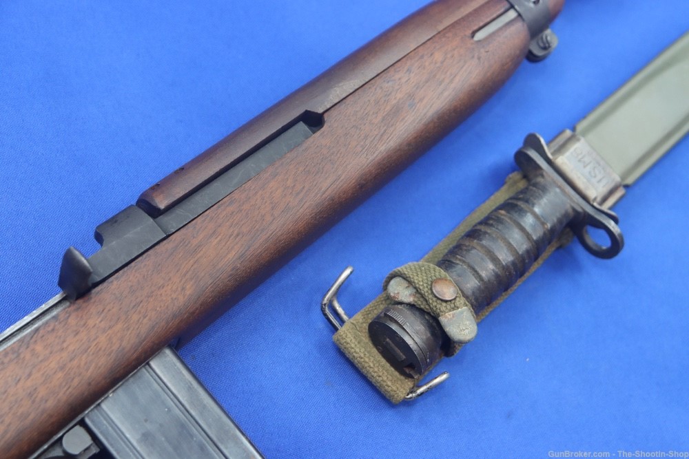 National Postal Meter US M1 30 Carbine Rifle 1944 MFG w/ CASE USM4 Bayonet-img-5