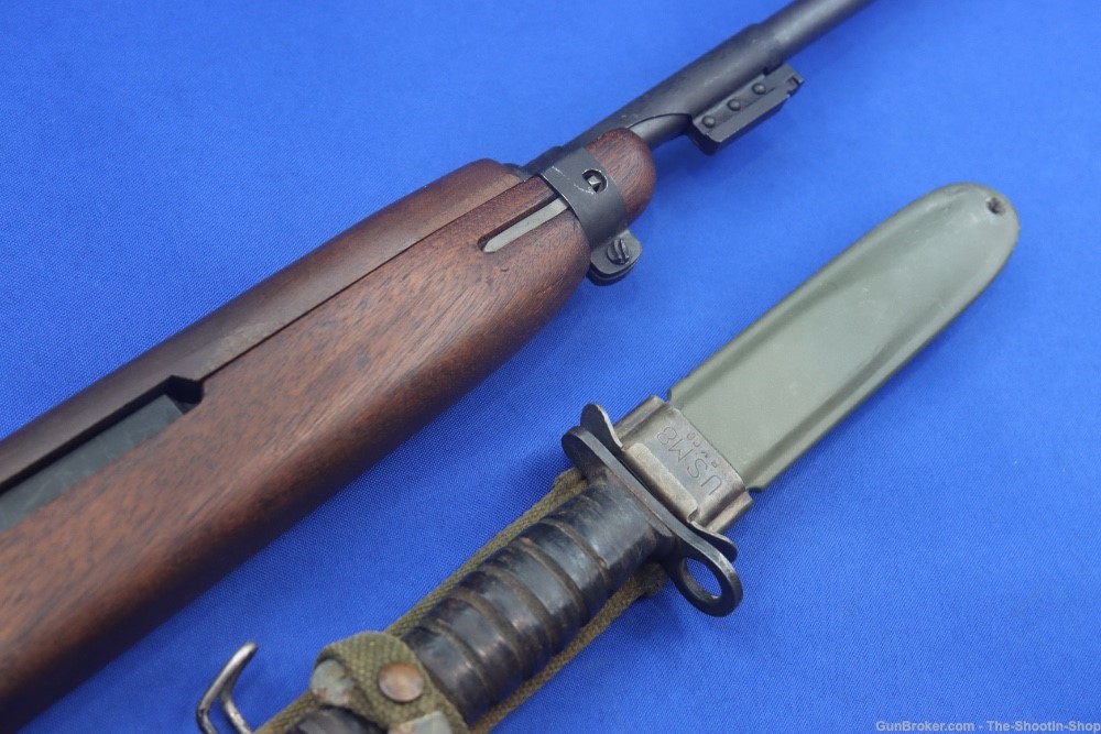 National Postal Meter US M1 30 Carbine Rifle 1944 MFG w/ CASE USM4 Bayonet-img-6