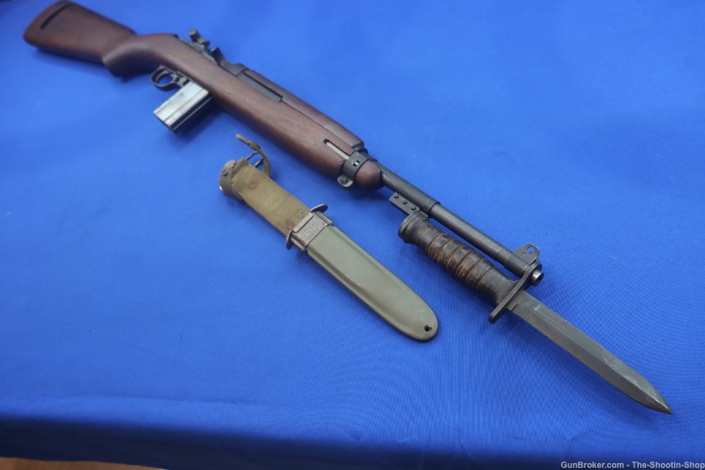 National Postal Meter US M1 30 Carbine Rifle 1944 MFG w/ CASE USM4 Bayonet-img-60