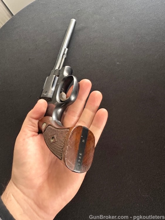 1955 - SMITH & WESSON K22 MASTERPIECE DOUBLE ACTION REVOLVER .22LR-img-21