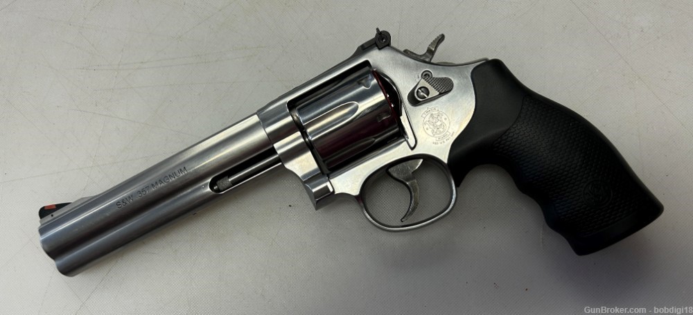 Smith & Wesson 686 Combat Magnum .357 6" 164224 6rd Stainless NO CC FEES-img-0