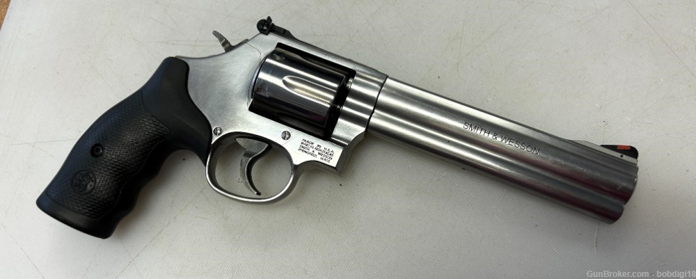 Smith & Wesson 686 Combat Magnum .357 6" 164224 6rd Stainless NO CC FEES-img-1