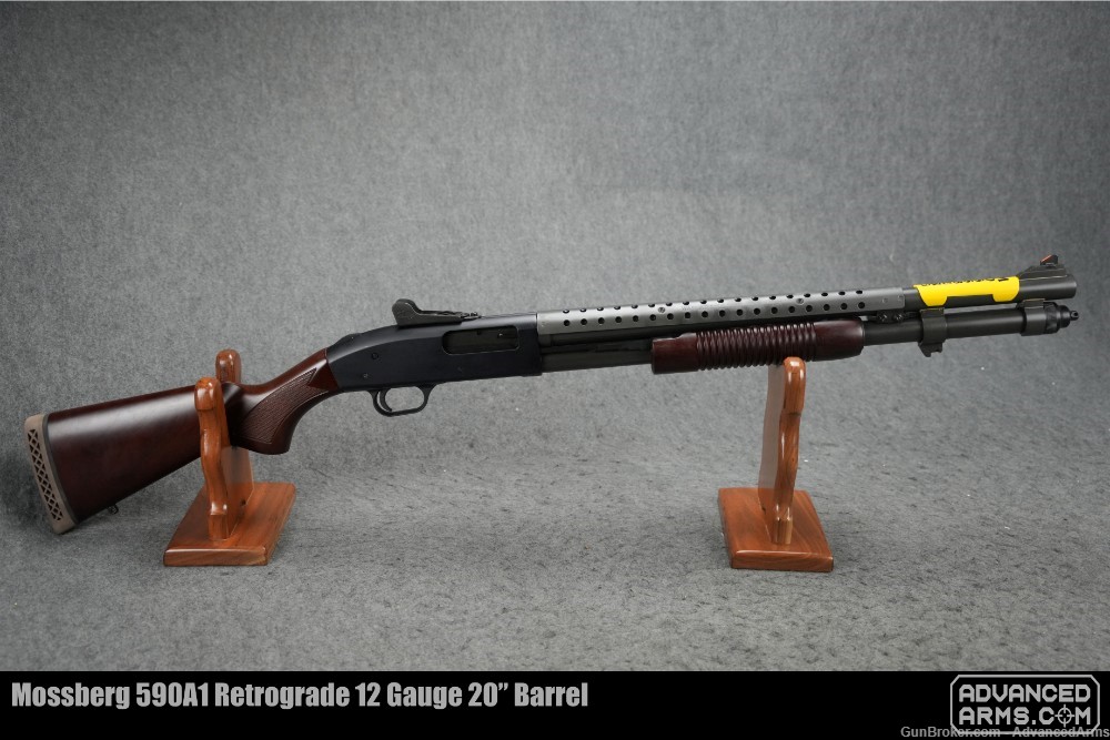Mossberg 590A1 Retrograde 12 Gauge 20” Barrel Pump Action Shotguns at