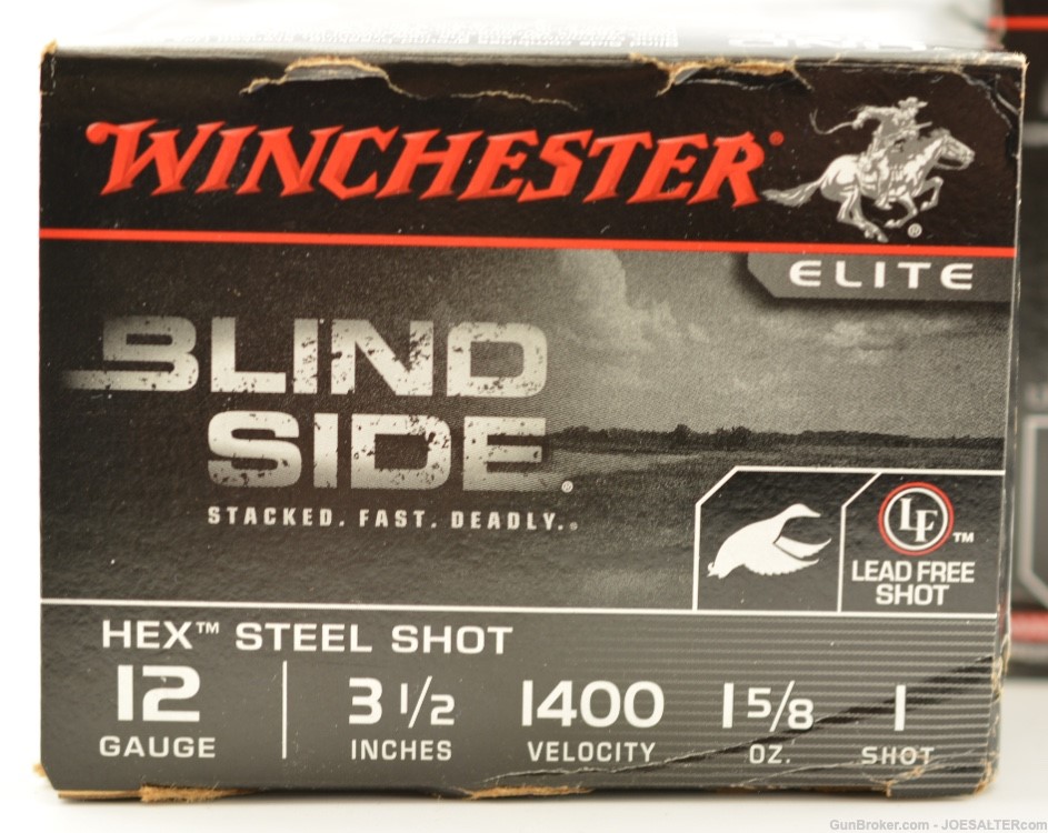 WINCHESTER Blind Side 12ga. 3 ½" STEEL 1 5/8 oz. #1 (50) -img-2