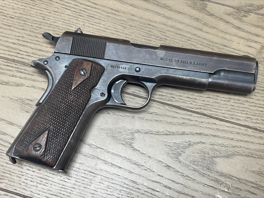 Colt 1911 WWI 1917 Original Condition with 1917 dated holster-img-8