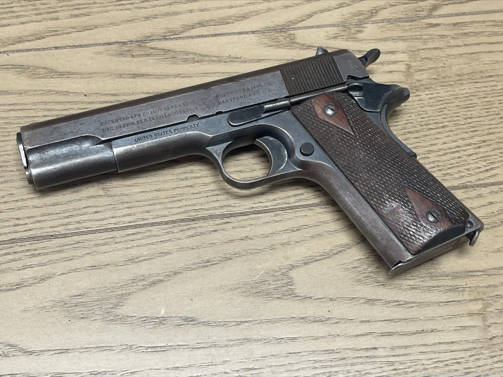 Colt 1911 WWI 1917 Original Condition with 1917 dated holster-img-1