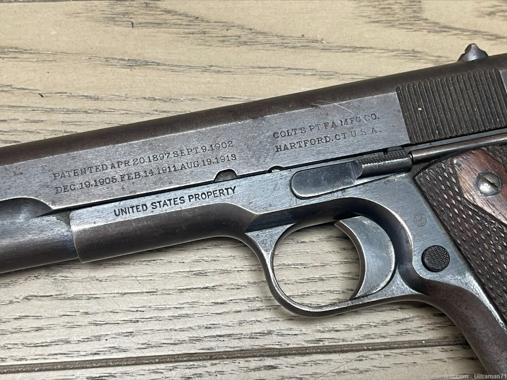 Colt 1911 WWI 1917 Original Condition with 1917 dated holster-img-3