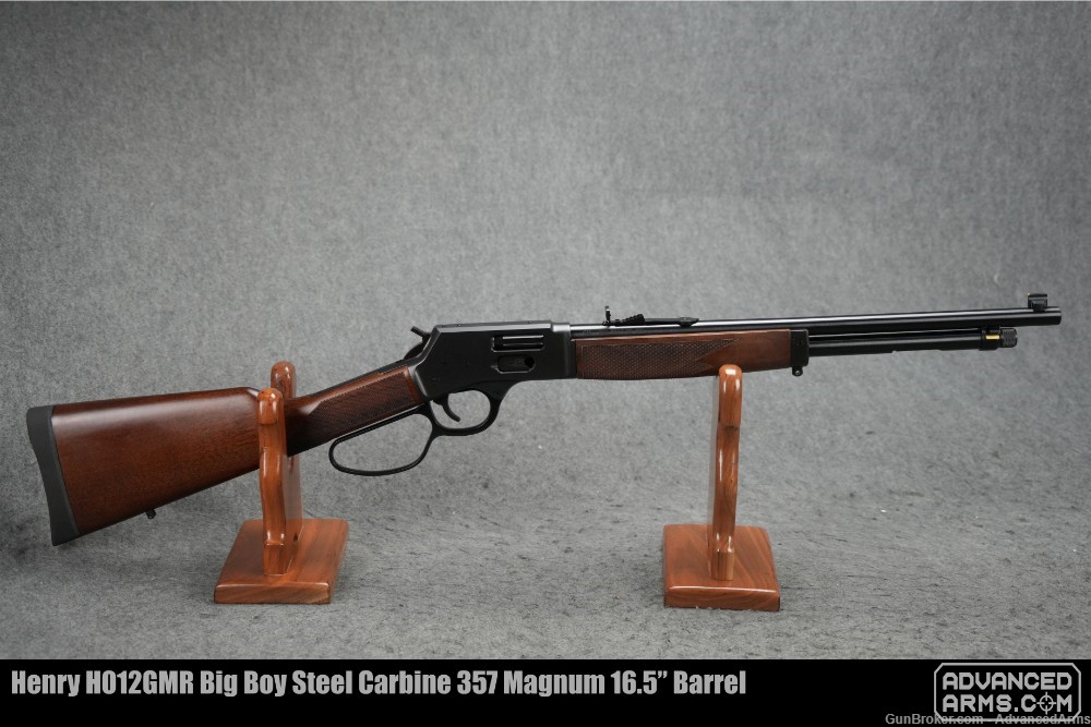 Henry H012GMR Big Boy Steel Carbine 357 Magnum 16.5” Barrel-img-0