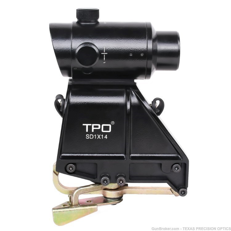 TPO AK/ SVD Dragunov 1x14 red dot scope with Chevron reticle  -img-3