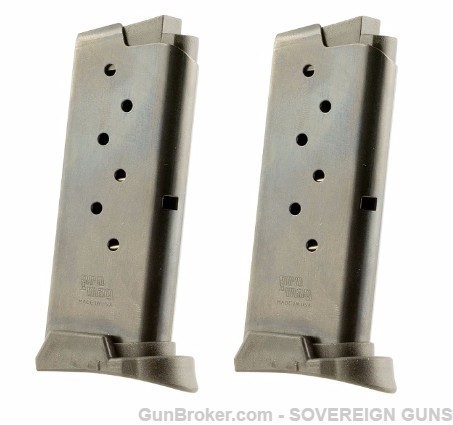 2 Sig Sauer P290 Magazines 9mm 6rd Steel PRO MAG-img-0