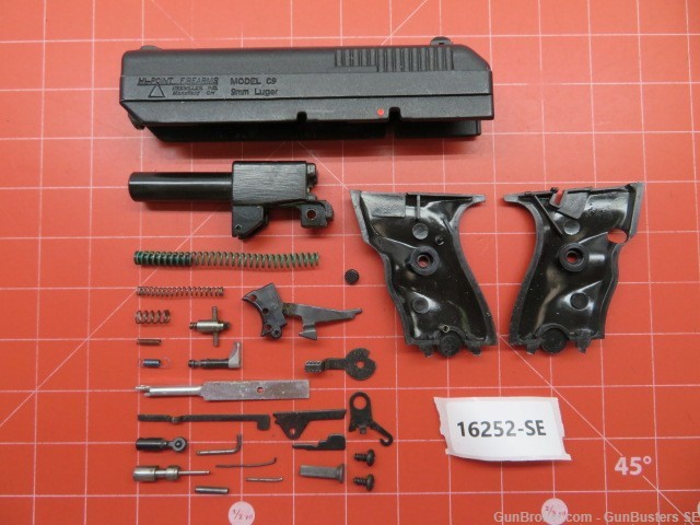 Hi-Point C9 9mm Luger Repair Parts #16252-SE-img-1
