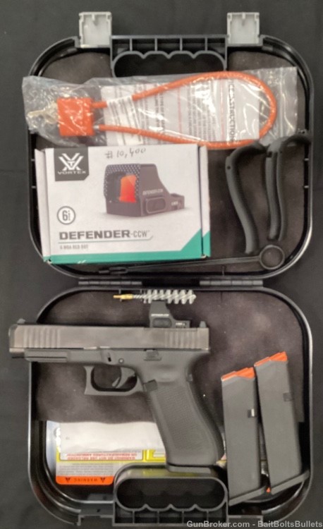 Glock 47 Gen 5 MOS 9mm w/ Vortex Defender 6 MOA, 3 Mags. Used like new-img-0