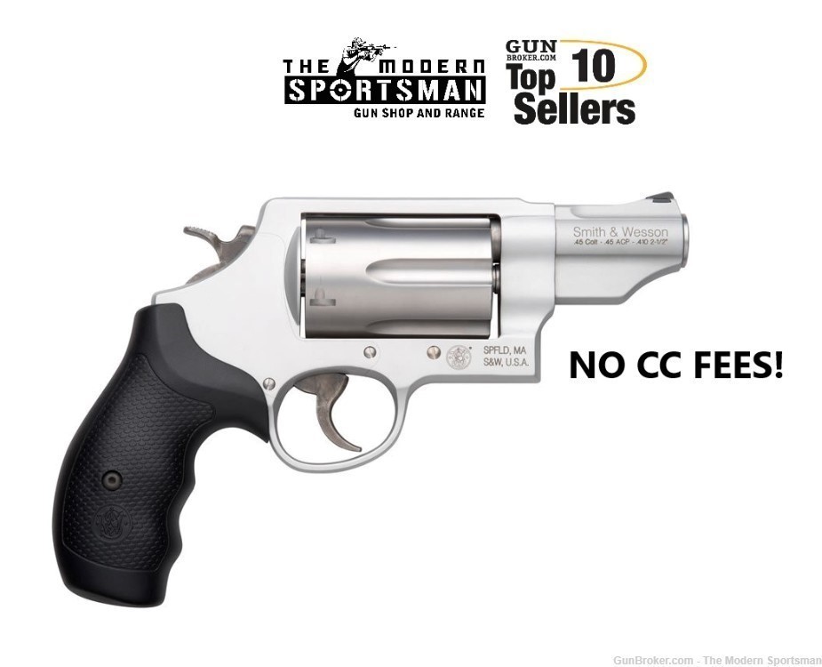Smith & Wesson Governor 45/410 Revolver Stainless S&W 45LC 410GA -img-0