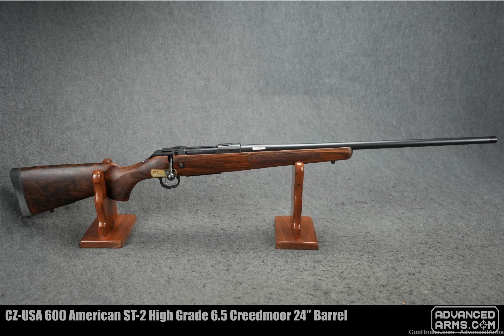 CZ-USA 600 American ST-2 High Grade 6.5 Creedmoor 24” Barrel-img-0