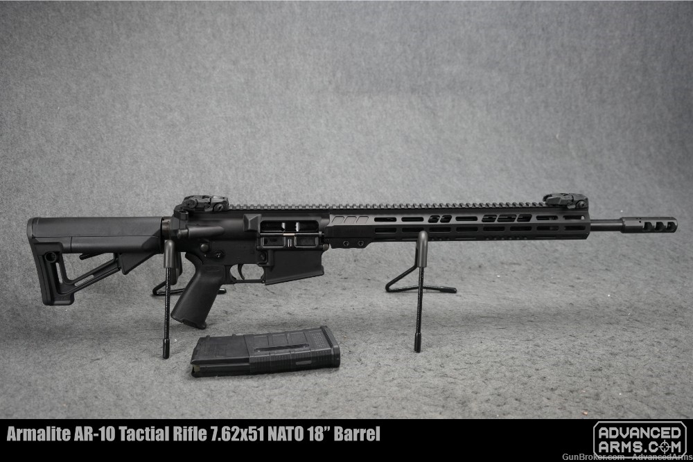 Armalite AR-10 Tactial Rifle 7.62x51 NATO 18” Barrel-img-0