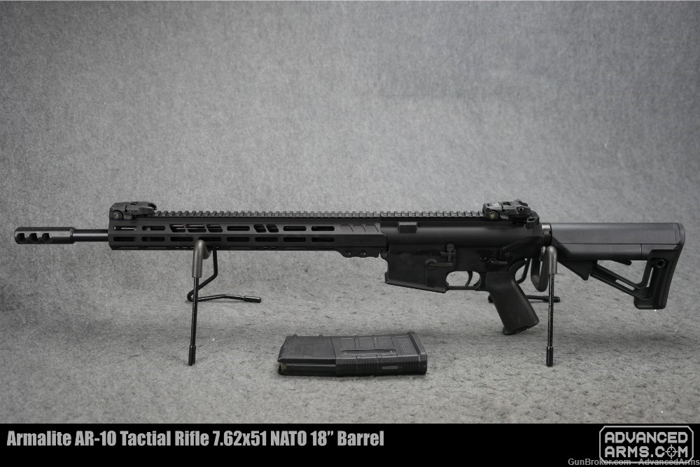 Armalite AR-10 Tactial Rifle 7.62x51 NATO 18” Barrel-img-1