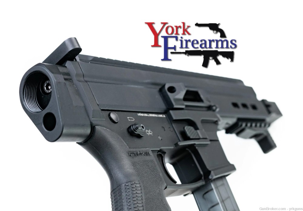UTAS USA UT9-M Mini 9mm 6" 33rd Pistol NEW UT9M-BK6-img-2