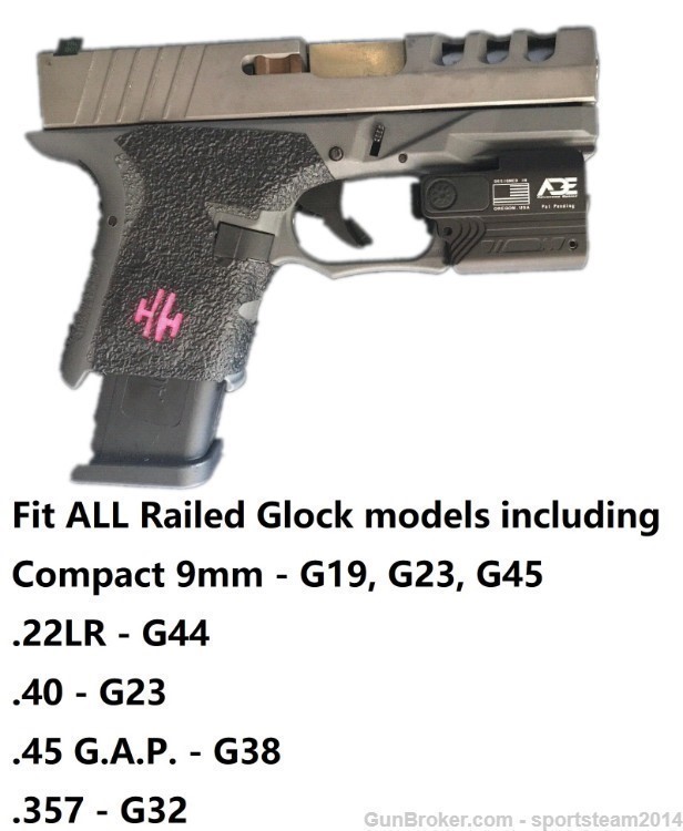 HG54PLUS-Green Laser Flashlight Sight SPRINGFIELD XD HELLCAT Glock 43-img-5