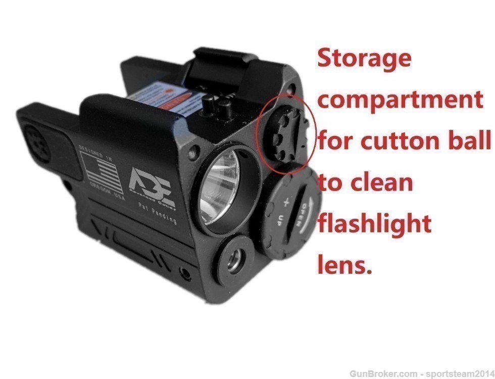 HG54PLUS-Green Laser Flashlight Sight SPRINGFIELD XD HELLCAT Glock 43-img-7