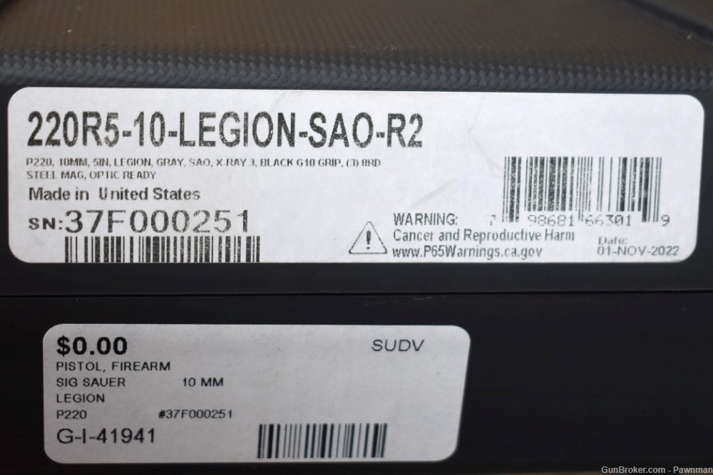 SIG P220 Legion SAO in 10mm - NEW!-img-14