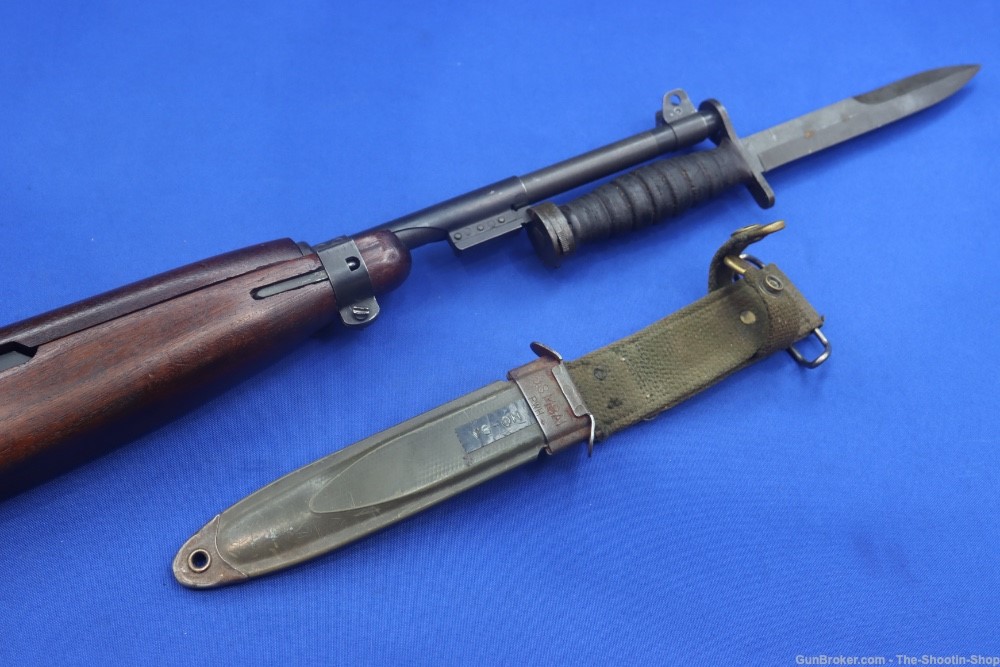 Standard Products US M1 30 Carbine Rifle 1943 MFG w Camillus M4 Bayonet WW2-img-53