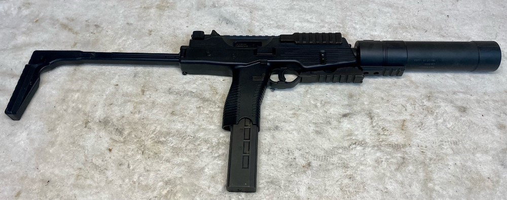 KWA KMP9R Black Airsoft 6mm Cal MP9 Clone w/Angry Gun Silencer-img-7