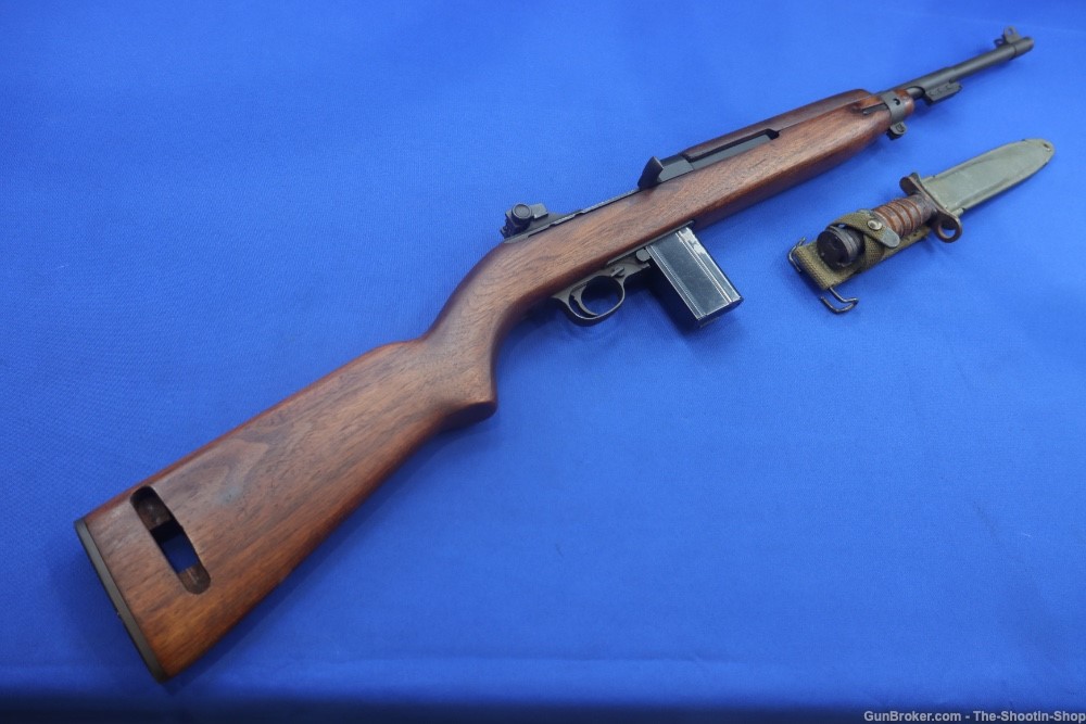 Quality Hardware US M1 30 Carbine Rifle 1943 MFG w/ USM4 Bayonet WW2-img-0