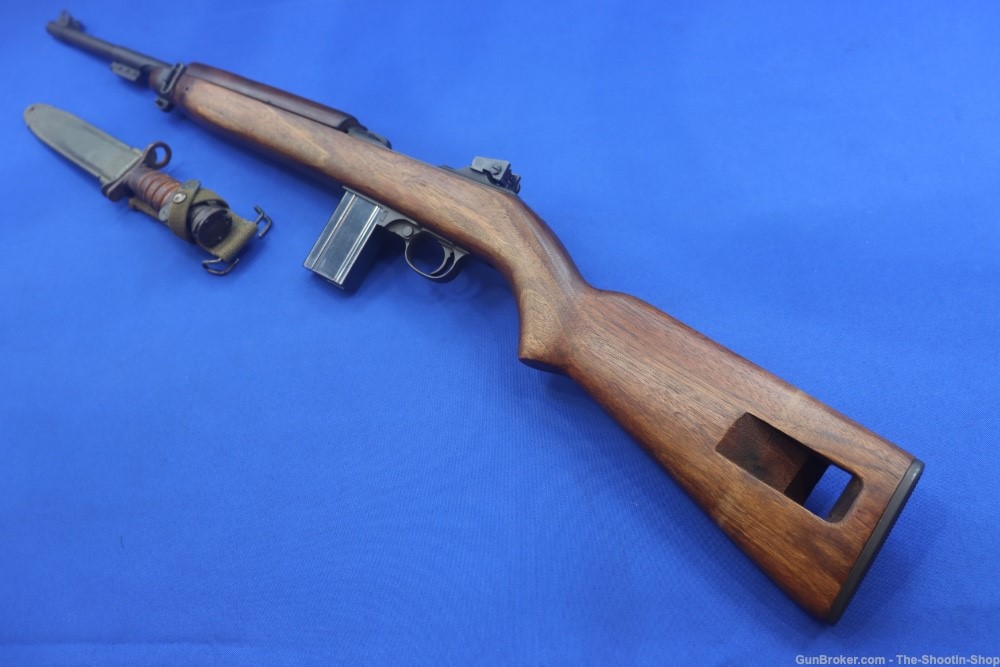 Quality Hardware US M1 30 Carbine Rifle 1943 MFG w/ USM4 Bayonet WW2-img-9
