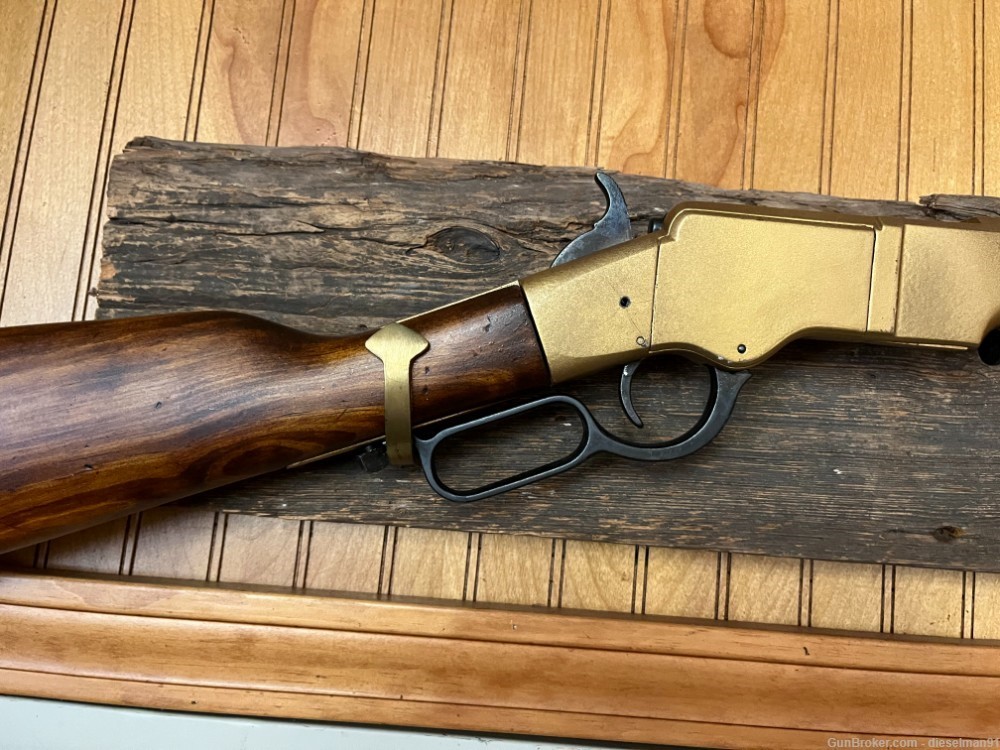 1860 HENRY RIFLE DENIX REPLICA  - NICE! INCLUDES WALL MOUNT! FREE SHIPPING!-img-6