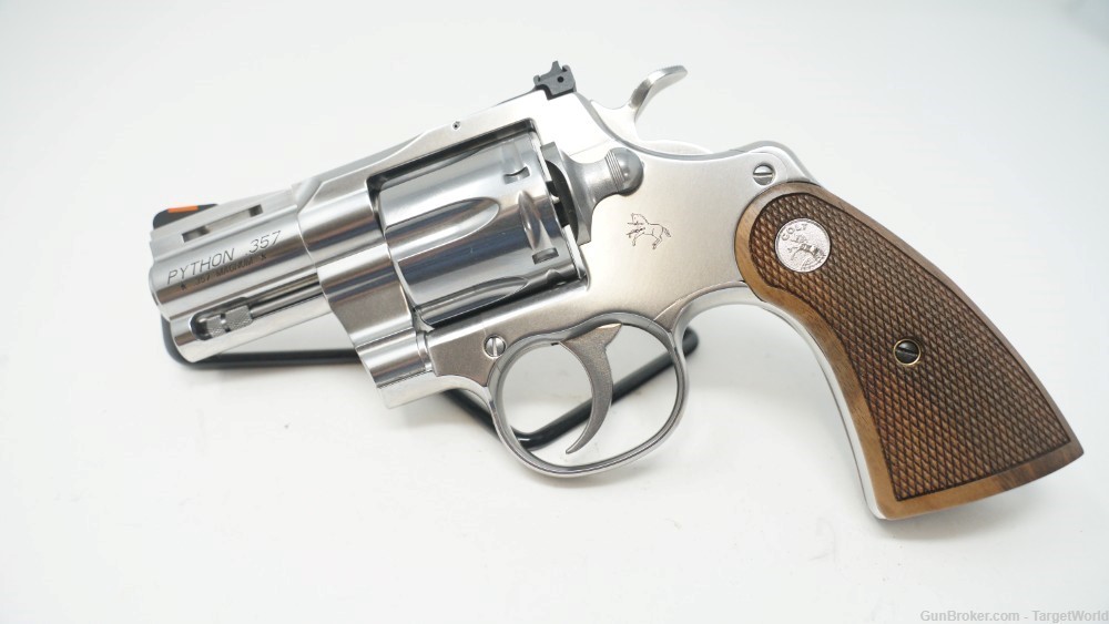 COLT PYTHON .357 MAG REVOLVER 2.5" STAINLESS 6-ROUNDS (COPYTHONSP2WCTS)-img-0