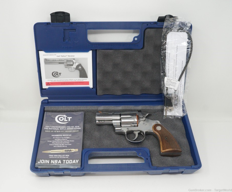 COLT PYTHON .357 MAG REVOLVER 2.5" STAINLESS 6-ROUNDS (COPYTHONSP2WCTS)-img-33