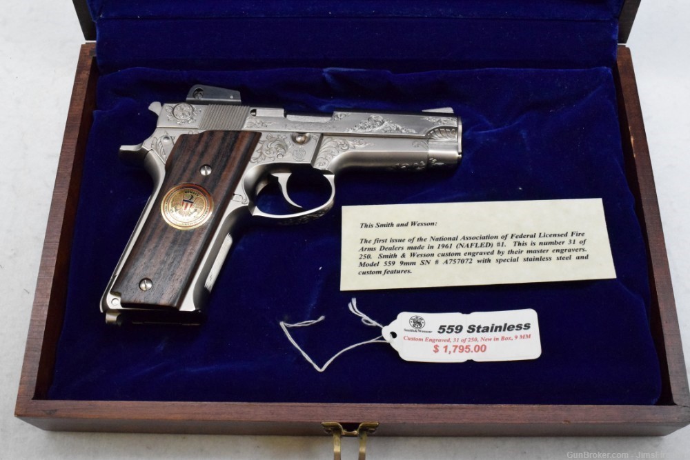 ATTEN: S&W COLLECTORS - SMITH&WESSON 559 FACTORY ENGRAVED - #31of250 NAFLTD-img-11