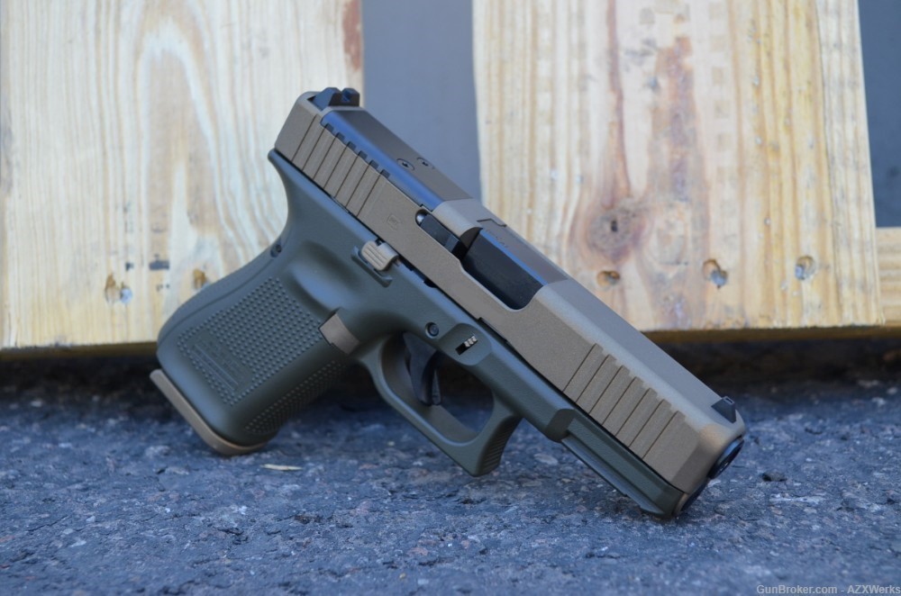 Glock 19 Gen 5 MOS X-Werks Magpul OD Burnt Bronze G5 9mm RMR Optic Ready-img-0