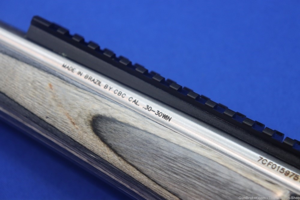 Rossi R95 Rifle 30-30 WIN Stainless 20" Deluxe Laminate Wood 5R Scout Rail -img-18
