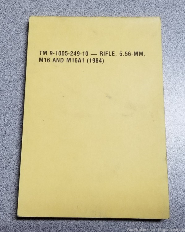 Colt Operator's Manual for M16 and M16A1, Authentic, new, OEM!-img-1
