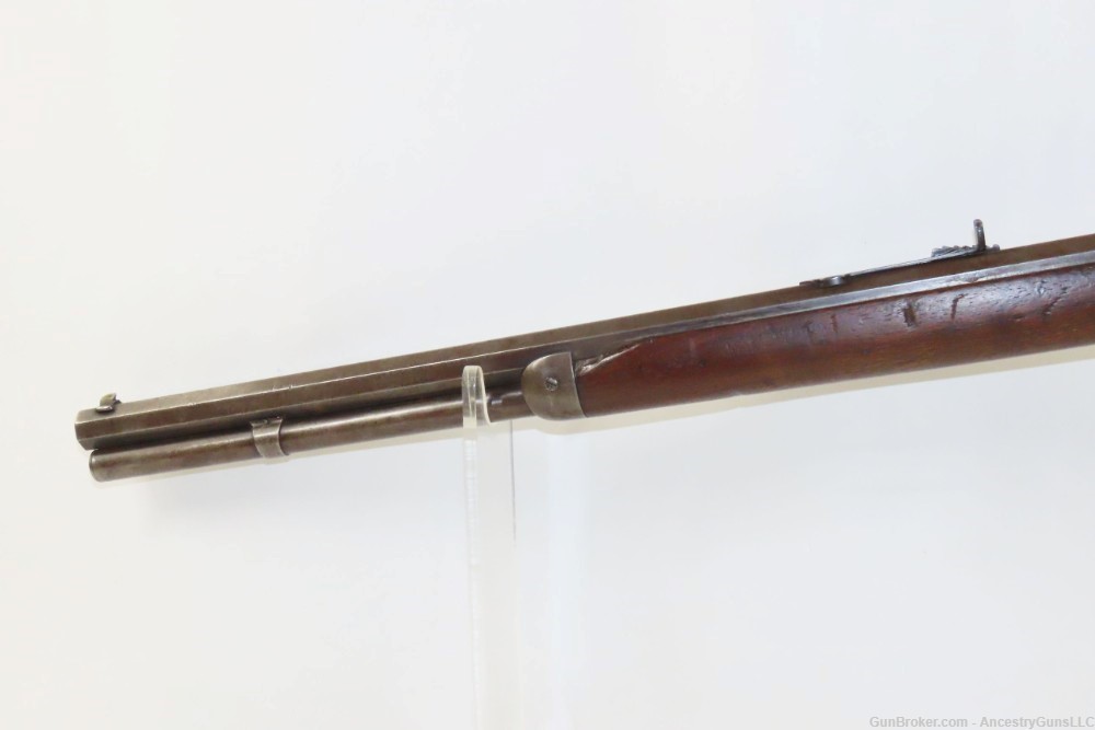 c1887 mfr Antique WINCHESTER Model 1873 .38-40 WCF Lever Action SHORT RIFLE-img-4