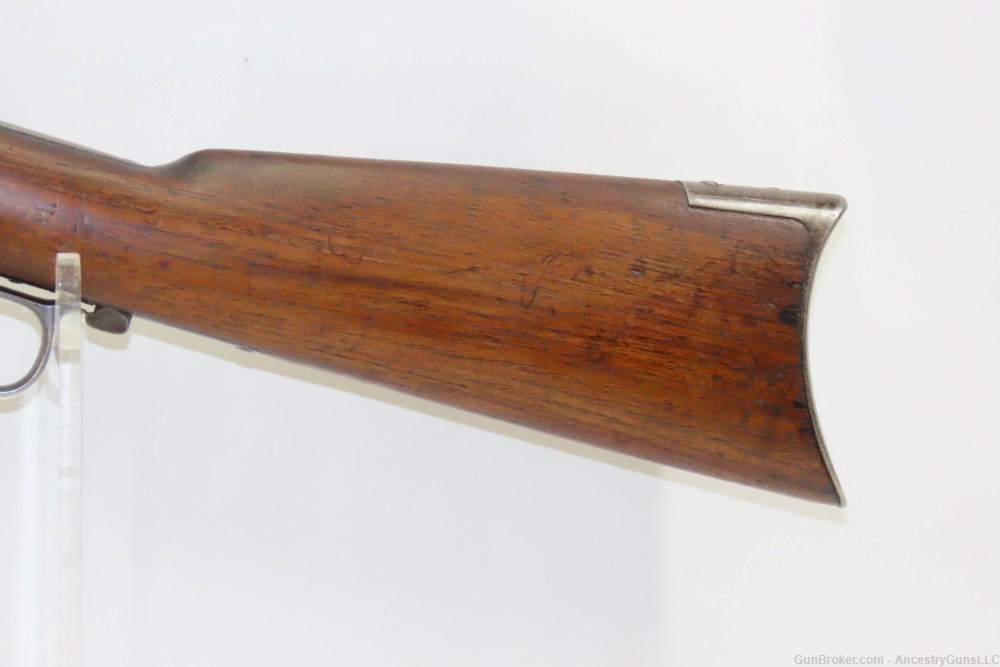 c1887 mfr Antique WINCHESTER Model 1873 .38-40 WCF Lever Action SHORT RIFLE-img-2