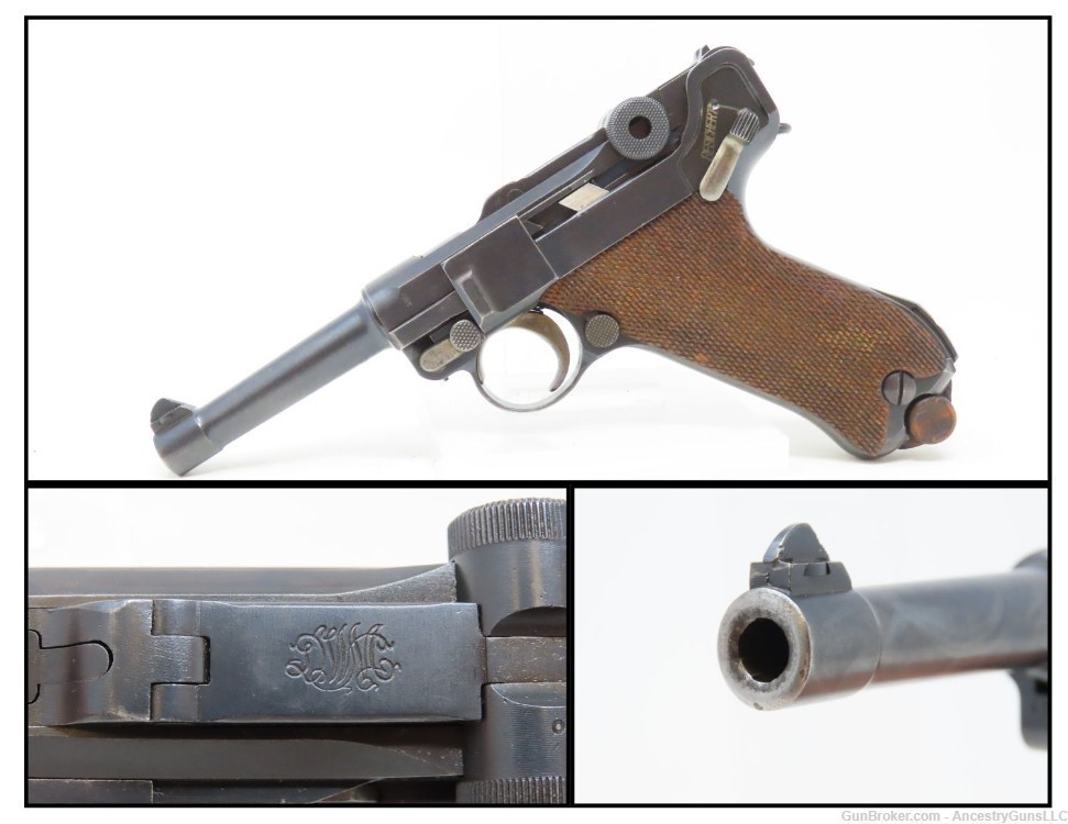 GERMAN Weimar Era DWM “Commercial” LUGER Pistol C&R .30 Caliber/7.65x21mm  -img-0