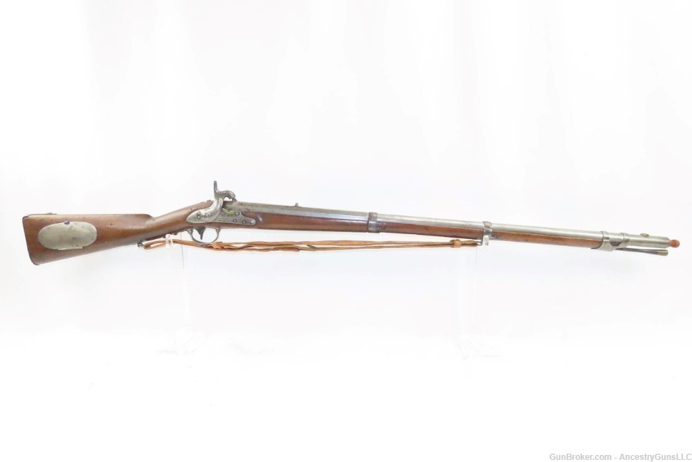 RARE Antique HENRY DERINGER M1814 Percussion Conversion U.S. CONTRACT RIFLE-img-1