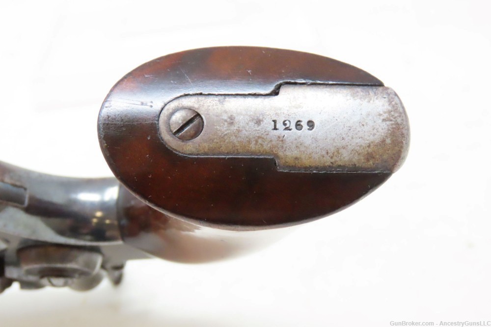 CASED Antique CIVIL WAR COLT Model 1855 “ROOT” Side-Hammer POCKET Revolver -img-14
