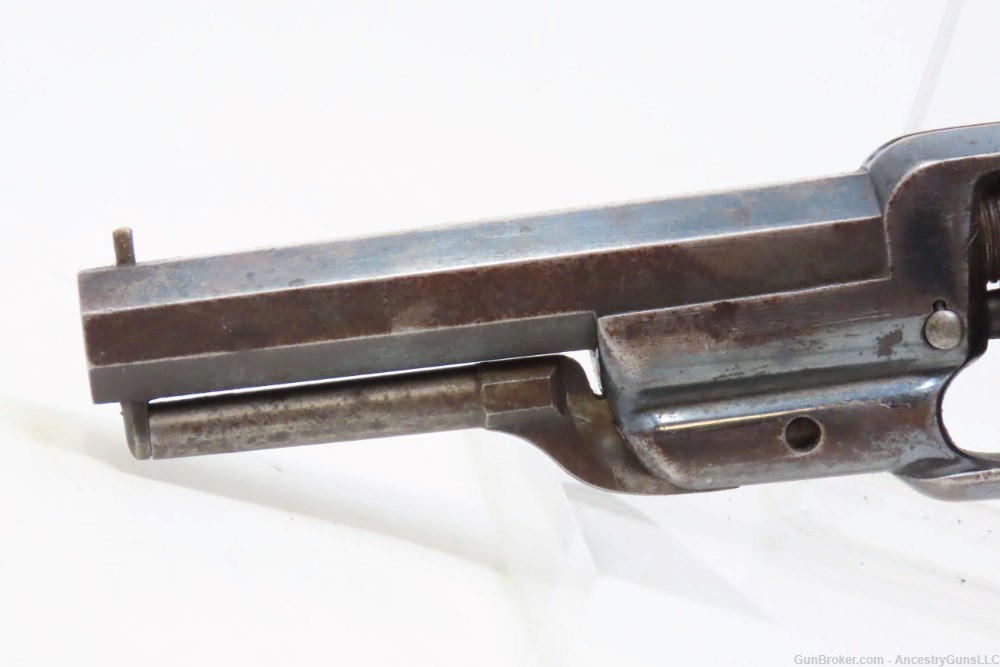 CASED Antique CIVIL WAR COLT Model 1855 “ROOT” Side-Hammer POCKET Revolver -img-7