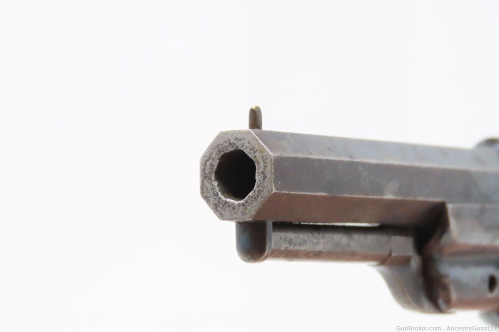 CASED Antique CIVIL WAR COLT Model 1855 “ROOT” Side-Hammer POCKET Revolver -img-12
